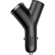 Автомобільний зарядний пристрій Baseus Y Type Car Charger Black (CCALL-YX01) [169696] - зображення 1