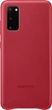 Etui plecki Samsung Leather Cover Case do Samsung Galaxy S20 Red (EF-VG980LREGEU) - obraz 1