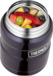 Термос для їжі 0,47 літра неіржавка сталь для пікніка з ложкою Thermos синій - зображення 5