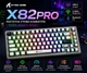 Беспроводная игровая магнитная клавиатура ATTACK SHARK X82 PRO HE 75% Магнитные свичи Hall Effect Rapid Trigger Hot-Swap RGB Bluetooth 2.4G USB Type-C аккумулятор 5000 мАч - изображение 1