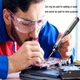 Портативний паяльник USB з LCD дисплеєм | Набір для пайки електроніки з регулюванням температури - зображення 5