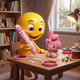 3D-ручка My Melody ергономічна дитяча 3Д ручка Май Мелоді з еко-пластиком ручка для об'ємного малювання безпечна 3d pen для творчо - изображение 4