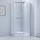 Душова кабіна Lidz Dozorca 205x90x90 скло 6мм, з піддоном (LDSC9090CRMLOWTR) - зображення 2