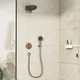 Смеситель для душа Hansgrohe Duo Turn S термостатический, бронза брашированная (75418140) - изображение 3