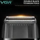 Электробритва VGR V-640S черная мощная с USB зарядкой для бритья и стрижки волос LS-505 - изображение 6