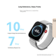 Розумний годинник HUAWEI WATCH FIT 3, колір Phantom Black, тонкий спортивний фітнес-годинник з великим екраном для чоловіків та жінок, годинник для пар - изображение 5