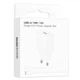 СЗУ Borofone BA111A Star QC3.0 15W (1USB-A) + кабель USB to Type-C White - изображение 3
