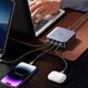 Зарядное устройство Ugreen 4xUSB 100W (3xType-C+USB A QC3) GAN Charger Nexode Series Black CD328 (90928) - изображение 5