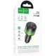 Автомобільний зарядний пристрій FM модулятор HOCO E166 Path PD42W+QC3.0 (1USB-A/1C) (Black) (254512) - зображення 2