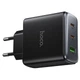 Сетевое зарядное устройство HOCO C160A Upgrade PD65W+QC3.0 (1USB-A/2C) (Black) (254495) - изображение 4