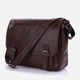 Сумка мессенджер через плечо мужская из натуральная кожи Vintage leather-14089 Коричневая - изображение 1