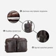 Сумка портфель мужская из натуральная кожи Vintage leather-14106 Коричневая - изображение 15