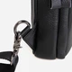 Сумка слинг через плечо мужская из натуральная кожи Vintage leather-14407 Черная - изображение 10