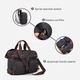 Сумка портфель мужская Vintage leather-14480 Серая - изображение 14