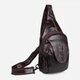 Сумка слинг через плечо мужская из натуральная кожи Vintage leather-14559 Коричневая - изображение 4