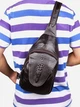 Сумка слинг через плечо мужская из натуральная кожи Vintage leather-14559 Коричневая - изображение 14