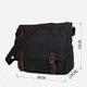 Сумка мессенджер через плечо мужская Vintage leather-14587 Серая - изображение 11