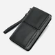 Кошелек мужской кожаный для карточек Vintage leather-14656 Черный - изображение 5