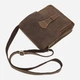 Сумка кросс боди через плечо мужская из натуральная кожи Vintage leather-14660 Коричневая - изображение 4