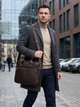 Сумка портфель мужская из натуральная кожи Vintage leather-14670 Коричневая - изображение 2