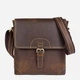 Сумка кросс боди через плечо мужская из натуральная кожи Vintage leather-14675 Коричневая - изображение 1