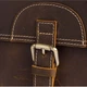 Сумка кросс боди через плечо мужская из натуральная кожи Vintage leather-14675 Коричневая - изображение 11