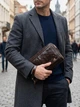Кошелек мужской кожаный для карточек Vintage leather-14679 Коричневый - изображение 2