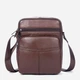 Сумка планшет через плечо мужская из натуральная кожи Vintage leather-14705 Коричневая - изображение 1