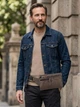 Сумка на пояс бананка мужская из натуральная кожи Vintage leather-14736 Коричневая - изображение 2