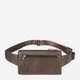 Сумка на пояс бананка мужская из натуральная кожи Vintage leather-14736 Коричневая - изображение 3