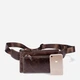 Сумка на пояс бананка мужская из натуральная кожи Vintage leather-14738 Коричневая - изображение 5