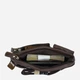 Сумка на пояс бананка мужская из натуральная кожи Vintage leather-14747 Коричневая - изображение 5