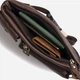 Сумка на пояс бананка мужская из натуральная кожи Vintage leather-14747 Коричневая - изображение 8