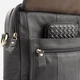 Сумка планшет через плечо мужская из натуральная кожи Vintage leather-14763 Черная - изображение 6