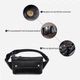 Сумка на пояс бананка из натуральная кожи Vintage leather-14809 Черная - изображение 13