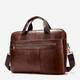 Сумка портфель мужская из натуральная кожи Vintage leather-14836 Коричневая - изображение 3
