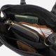 Сумка кросс боди через плечо женская из натуральная кожи Vintage leather-14861 Черная - изображение 8