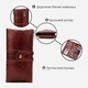 Кошелек женский кожаный для карточек Vintage 14906 Бордовый - изображение 9