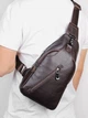 Сумка кросс боді через плече чоловіча з натуральної шкіри Vintage leather-14952 Коричнева - зображення 20