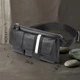Сумка на пояс бананка чоловіча з натуральної шкіри Vintage leather-14953 Чорна - зображення 13