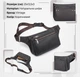 Сумка на пояс бананка мужская из натуральная кожи Vintage leather-14972 Коричневая - изображение 12