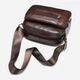 Сумка кросс боди через плечо мужская из натуральная кожи Vintage leather-14988 Коричневая - изображение 7