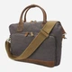 Сумка мессенджер через плечо мужская Vintage leather-20062 Серая - изображение 1