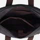 Сумка портфель мужская Vintage leather-20078 Черная - изображение 6