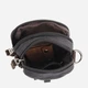 Сумка крос-боді через плече чоловіча тканинна Vintage leather-20082 Чорна - изображение 7