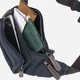Сумка на пояс бананка Vintage leather-20085 Черная - изображение 7