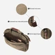 Сумка портфель мужская Vintage leather-20185 Хаки - изображение 12
