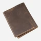 Портмоне чоловіче шкіряне для карток Vintage leather-20121 Коричневий - зображення 3