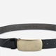 Ремень мужской из натуральной кожи Vintage leather-20122 120 см Черный - изображение 6