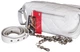 Женская кожаная сумка через плечо из натуральной кожи с тремя отделениями на молнии белая 69320 - изображение 3
